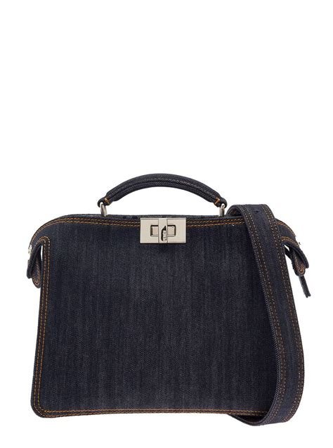 fendi kleid|fendi denim peekaboo.